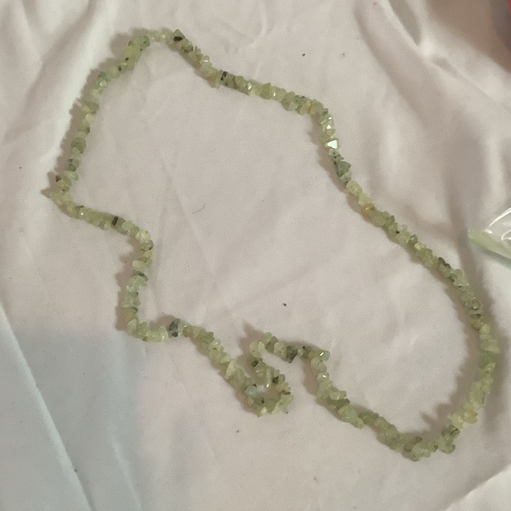Elegant Green Gemstone Necklace
